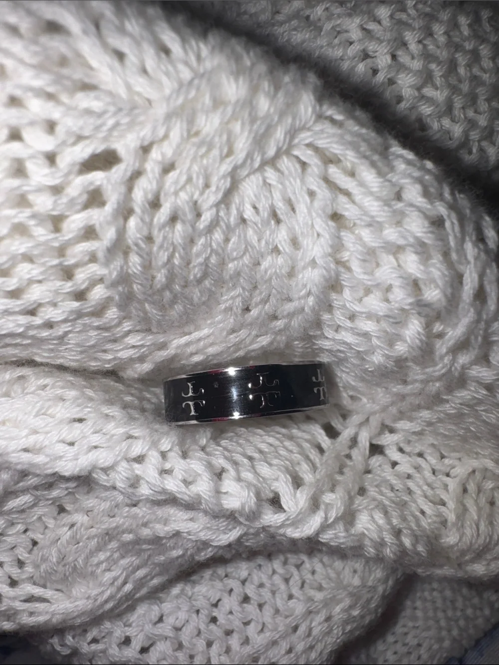 Stainless Steel women’s Band Ring in Silver